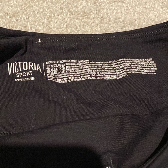Victoria Secret small black leggings with sheer - Picture 5 of 5
